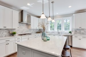 Cozy living room in the Keene Mill floor plan home