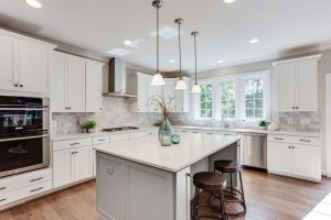 Modern kitchen in the Keene Mill floor plan home