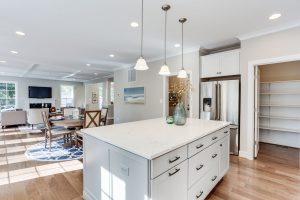 Modern dining area in the Keene Mill floor plan home