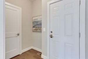 Cozy living room in the Keene Mill floor plan home