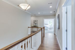 Stylish dining area in the Keene Mill floor plan home