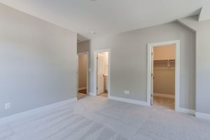 Modern bedroom in the Keene Mill floor plan home