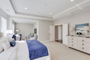 Modern living space in the Keene Mill floor plan home