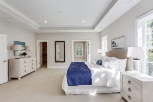 Cozy bedroom in the Keene Mill floor plan home