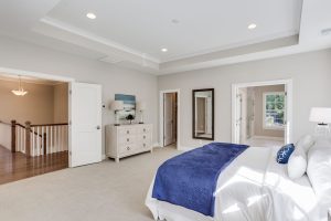 Modern bathroom in the Keene Mill floor plan home