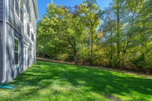 Coastal-style exterior of the Keene Mill floor plan home