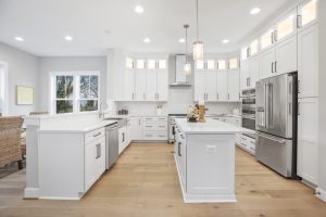 Coastal-style exterior of the Dickens II floor plan home