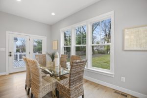 Coastal-style exterior of the Dickens II floor plan home