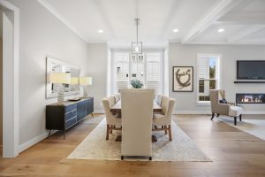 Bathroom in Dickens-II floor plan with tiled shower.