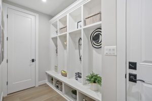 Modern living area in the Dickens II floor plan home