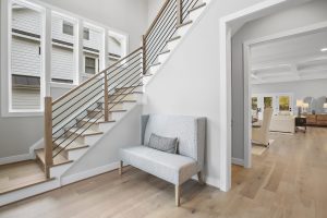 Coastal-style exterior of the Dickens II floor plan home