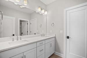 Modern kitchen in the Dickens II floor plan home