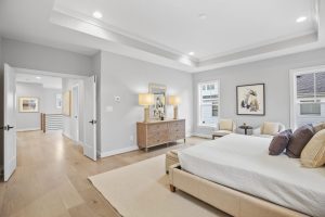 Cozy bedroom in the Dickens II floor plan home