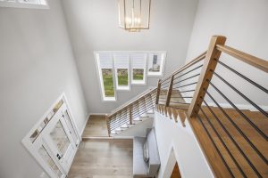 Modern bedroom in the Dickens II floor plan home