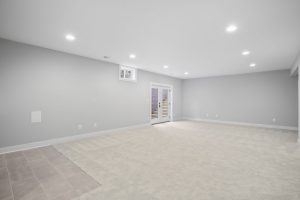 Modern dining area in the Dickens II floor plan home