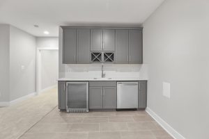 Modern bedroom in the Dickens II floor plan home