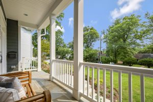Modern exterior of the Foxmoor floor plan home