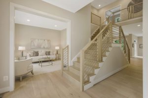 Modern dining area in the Foxmoor floor plan home
