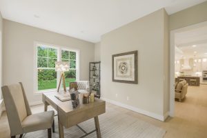 Bathroom in Foxmoor floor plan with tiled shower.