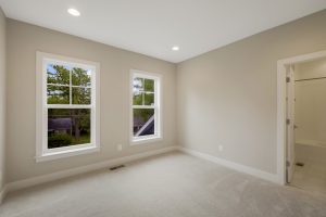 Coastal-style dining area in the Foxmoor floor plan home