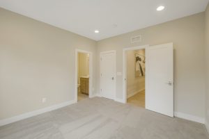 Coastal-style dining area in the Foxmoor floor plan home