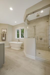 Modern bedroom in the Foxmoor floor plan home