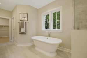 Modern bedroom in the Foxmoor floor plan home