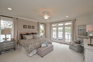 Coastal-style exterior of the Banyan II floor plan home