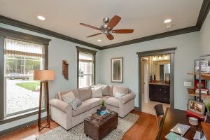 Coastal-style exterior of the Banyan II floor plan home