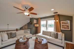 Coastal-style exterior of the Banyan II floor plan home