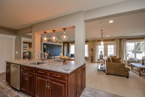 Coastal-style exterior of the Banyan II floor plan home