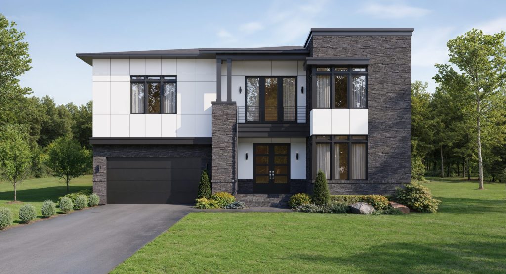 Modern exterior of Avalon quick-move-in home