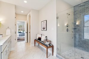 Primary bathroom in Bayberry floor plan with vanity.