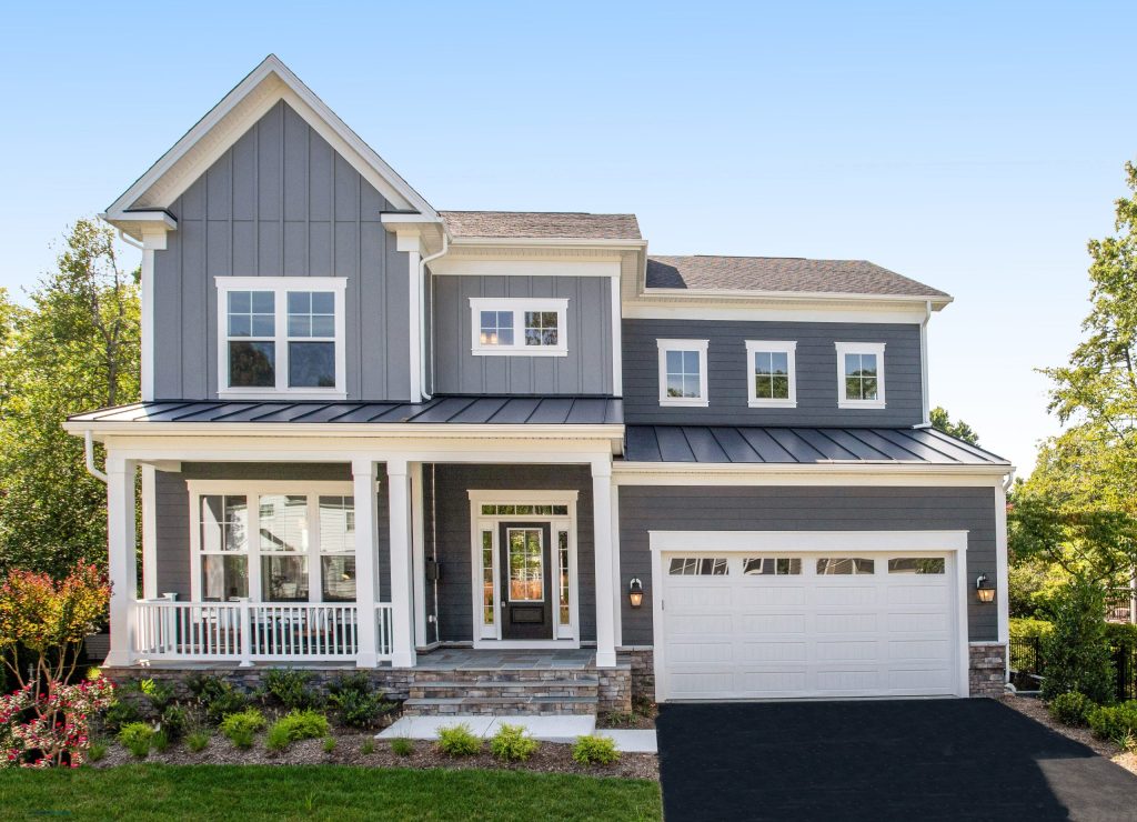 Addison II home exterior at Stratton Place, Bethesda MD luxury new construction